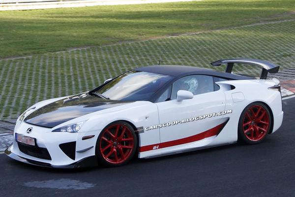 Шпионские фотографии прототипа Lexus LFA AD-X